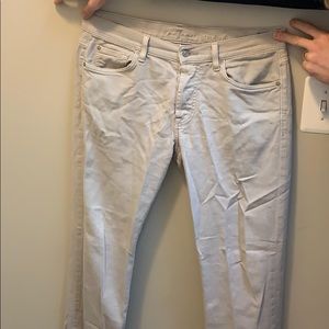 7 for all mankind, light grey jeans